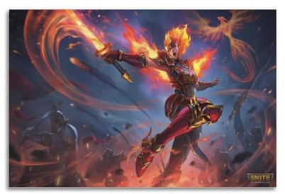 NRCKMIHRAE Smite Amaterasu Spiel-Poster, dekoratives Gemälde, Leinwand, Wandposter und Kunstdruck, moderne Familienschlafzimmer-Dekoration, Poster, 20 x 30 cm