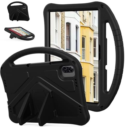 YRH for Honor Pad X8a Case 11 inch 2024, EVA Shockproof Cover for Honor X8a 11 inch Tablet Case, with Stand Handle, Black