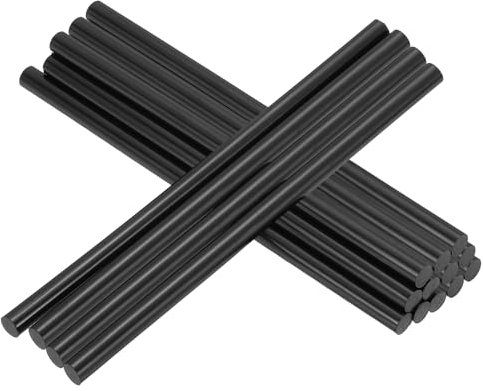 PATIKIL 6x0.27 Inch High Viscosity Hot Glue Sticks, 16 Pcs Hot Glue Gun Sticks Mini Hot Melt Adhesive Glue Stick for DIY Art Craft Repairs Festival Decoration, Black