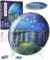 PieceRelax 3D Puzzle Plate 124 Pieces - Van Gogh - Starry Night Over The Rhone, Decorative Jigsaw for Home & Gift [PL1003]