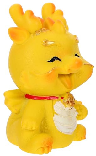 Cabilock Statue De Dragon Résine Décoration Artisanale Figurine De Collection pour Intérieur Ou Jardin Ornement Décoratif pour Maison Ou Bureau