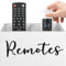 HAUYEST TV Remote Holder, Remote Control Holder with 2 Compartments, TV Controller Hholder for Table,Bedside Caddy Wooden Storage Caddy for Nightstand,Media Storage Box for Living Room, Bed (White)