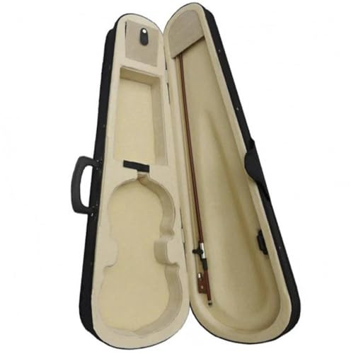 4/4 Oxford Tuch Violine Rucksack Lagerung Tasche Stoßfest Violine Fall Rucksack Saiten Musical Instruments Zubehör(Beige)