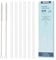 6 Pack Replacement Plastic Straws with 2 Cleaning Brushes, Reusable Long Thick Transparent Straw for Stanley 30oz/40oz Tumblers Water Bottles Cup, Easy to Clean, Food Grade & BPA Free (Round Shaped)