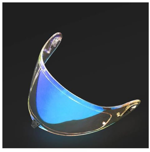 Motociclo Visiera for casco, visiera for caschi da moto adatta for OGK Kabuto-5 modello parabrezza antiappannamento casco capacete lente casco moto caschi integrali visiere (blu)(Revo Blue)