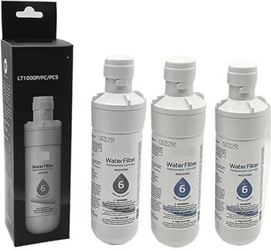 Refrigerator Water Filter Accessories,Compatible for LG ,LT1000P Compatible with ADQ74793501,ADQ74793502,MDJ64844601,AGF80300704,ADQ75795105(3pcs)
