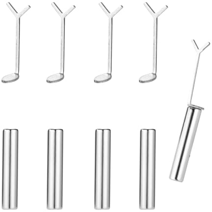 5pcs Aimants Œil Chat Ongles, Force Puissante Aimant à Ongles pour Vernis Gel Œil Chat avec 5 Guides en Y Bâton Magnétique Outil Décoration d'Ongles pour Manucure à Domicile en Salon Ou Studio