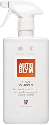Autoglym Clean Wheels, 1 Litre - Car Wheel Cleaner - Heavy Duty Traffic Film Remover for Dirt, Brake Dust, Metal Contaminants - Alloy Wheel Cleaner, Concentrated Brake Cleaner for Tyres