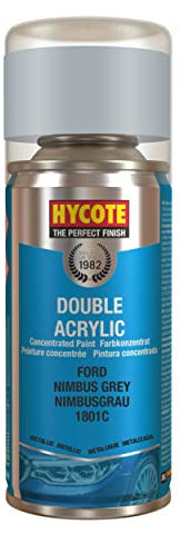 Hycote Double Acrylic Aerosol Car Spray Paint, Ford - Nimbus Grey, 150 ml