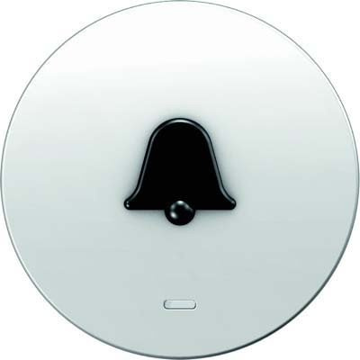 Tecla sin barreras simple con ind lumi y campana en relieve, R.1/R.3, bl pol