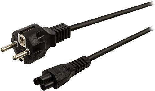 StarTech.com Cavo di Alimentazione per Notebook da 2 m; Cavo Elettrico Schuko EU a C5, 2.5A-250V, 18AWG; Cavo Alimentazione AC di Ricambio per Alimentatori per la Ricarica di Laptop (PXTNB3SEU2M)