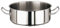 Paderno 12009-24 Casseruola Bassa, Due Maniglie, in Acciaio Inox, 24 cm