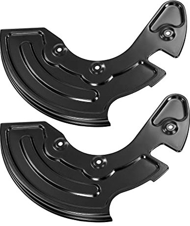 BESTPRICE 2x Ankerblech vorne links & rechts Spritzbelch Deckblech für Bremsscheibe Kompatibel mit A udi A4 B5 (8D2) (8D5), A6 C5 (4B2) (4B5), VW PASSAT B5 (3B2) (3B5), PASSAT B5.5 (3B3)(3B6)