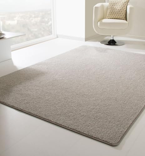 Steffensmeier Kurzflor Teppich Cambridge, Wohnzimmer, Schlafzimmer, in Grau, Größe: 240x290 cm