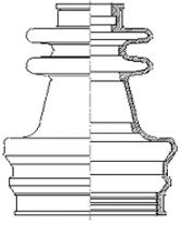 Borg & Beck BCB2417 Cv Joint Boot Kit To Fit Rover Group/GM - Inner
