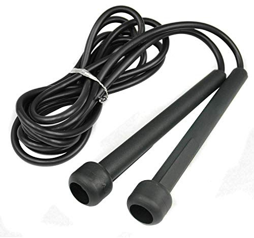 Mas International Ltd Skipping Rope Fitness Speed Rope Jump Boxing Exercise Gym Jumping Workout (Black)