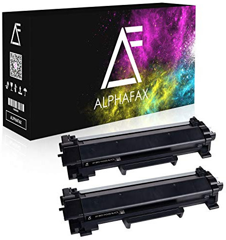 Alphafax 2 Toner XL ersetzt Brother TN2420 TN2410 Doppelpack 2X 3.000 Seiten für Brother HL-L2350DW HL-L2370DN HL-L2375DW HL-L2310D MFC-L2710DW