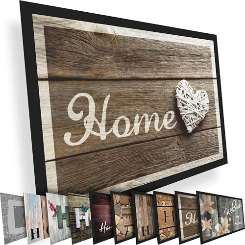Hochwertige Fußmatte 60x80 cm (Large) – Schmutzfangmatte für Innen & Außen, rutschfest mit hoher Saugkraft – vielseitige Designs, ideal für Haustür, Terrasse, Eingangsbereich & Flur