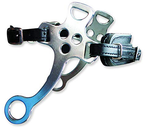 Metalab Pony Hackamore mit Leder-Reithalfter