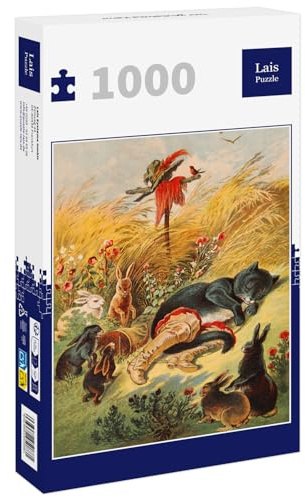 Lais Puzzle Gatto con Gli Stivali 1000 Pezzi