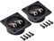 sourcing map 2-Way Square Speaker Box Terminal Binding Post for Stereo Screw Cup Connectors Subwoofer Plugs 2pcs