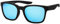 La Optica B.L.M. Sonnenbrille Herren Damen UV400 Leicht Sport Retro - Gummiert Transparent (Gläser: Hellblau Verspiegelt)