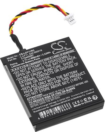 TCTK Akku 600mAh Kompatibel mit [Logitech] G930, Gaming Headset G930, Headset MX Revolution Ersetzt 533-000018, F12440097, L-LY11 FBA