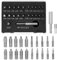 Mesee 22-teiliges Schraubenausdreher-Set, Schraubenausdreher-Bit, gebrochene Bolzen, schnell abisoliertes Entferner-Set mit magnetischem Verlängerungs-Bithalter und Stecknuss-Adapter