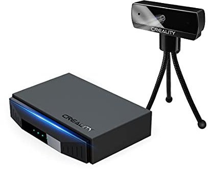 Creality Smart Kit, WiFi Cloud Box und Kamera für Creality 3D Drucker, APP-Fernüberwachung, Kompatibles mit Windows/Linux/Mac, Echtzeit-Erkennung/Cloud-Überwachung/EIN-Tasten-Druckbetrieb