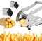 WMLBK Stainless Steel French Fry Potato Cutter - Professional Chipper With 32 and 64 Hole Replace Blades for Home and Commercial Use