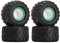 INJORA RC Monster Truck Felgen 4 STÜCKE 70 * 38mm für 1/24 RC Crawler Car SCX24 Gladiator Bronco C10 JLU Deadbolt B17 FMS FCX24 FCX18，Grün