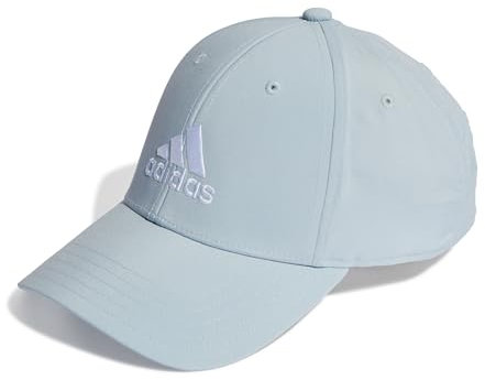 adidas Unisex Embroidered Logo Lightweight Baseball Cap, Wonder Blue/White, XS
