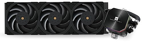 Thermalright Frozen Edge 360 - Dissipatore per CPU con ventole PWM, velocità pompa 3300 RPM, cuscinetto S-FDB, per AMD AM4/AM5, Intel LGA 1150/1155/1200/1700/2011, FE360, nero (Black)