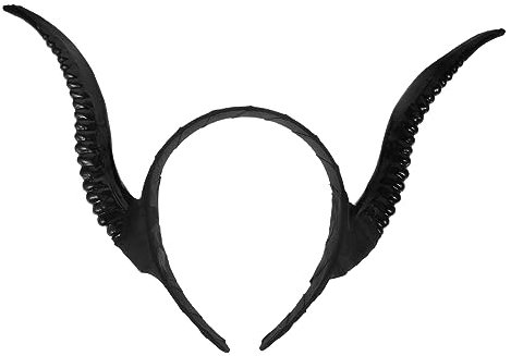 minkissy Kopfbedeckung 3-Teiliges Zubehör Zubehör Band Goth Kopfdekoration Ochse Frauen Andere Weihnachten Dunkel Erwachsenenwald Horn Glitzer Oder Zubehör Halloween-Freunde Geweih