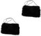 BESPORTBLE 2St plüschiges Handwärmerkissen Winter warm Hand aus Kunstpelz für Damen Lederhandschuhe Damen Handschuhe Kunstpelz-Handmuff für Damen Hände Warmer Muff warm halten Zubehör Gurt
