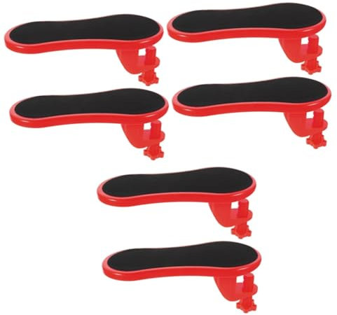 Operitacx 6 Stk Mauspad aufsteckbare Armlehne Armlehnenmatte für Stühle armstütze schreibtisch gelenkschoner Computermaus Handauflage Arm Ellenbogenstütze Büro Schreibtisch Armlehne Laptop