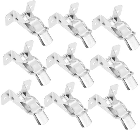 Uonlytech 10stücke Wandmontierter Besenhalter Teiliges Praktischer Mop-organizer Platzsparend Für Haushalt Und Garten Einfache Installation Modernes Design Robust Und Funktional