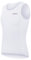 BERGRISAR Herren Mesh Unterhemd Baselayer für Fahrrad Rennrad Running Radunterwäsche Atmungsaktive Ärmelloses Weiß Klein