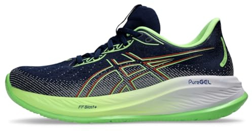 Asics Gel-Cumulus 26 Laufschuhe für Herren, Blue Expanse/Illuminate Green, 47 EU