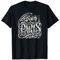 Paris Frankreich Wasserspeier Eiffelturm Distressed Print T-Shirt