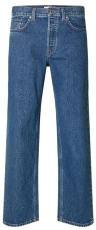 SELECTED HOMME Male Loose Fit Jeans 220 | Loose-fit jeans