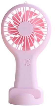 Xbsduih Mini ventilador portátil rosa portátil recargable por USB para dormitorio de oficina, regalo para estudiantes, larga duración