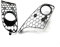 ZAPYVET Sostituzione nero a nido d'ape paraurti anteriore griglia copertura fendinebbia, for VW, for Golf 6 2009-2013 5K0853665 5K0853666 Griglia anteriore per auto