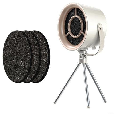 ZYNCUE Dunstabzugshauben, tragbare Tischabzugshaube, kompakter Küchenabluftventilator mit Filtern, 3 Geschwindigkeiten für Grillen, Kochen und Hot Pot (#3)