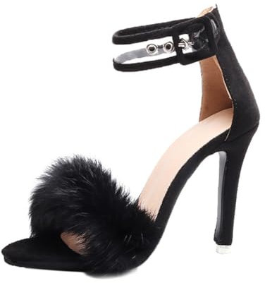 CONGARTENO 1 Pair Tacchi Sottili Stivali Stivali Sandali Fish Stivaletti A Bocca Alta Alto Sandali Estivi