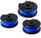 Fauhapyway Greenworks Lot de 3 bobines de fil de rechange pour débroussailleuse 24 V G24LT25 G24LT G24LT28 G24LT30M 1,65 mm