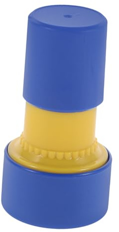 ORFOFE Lernstempel Uhrzeit Lernen Stempel für Klassenzimmer Unterricht Erkennen Uhr Muster Stempel Blau für Vorschule Grundschule