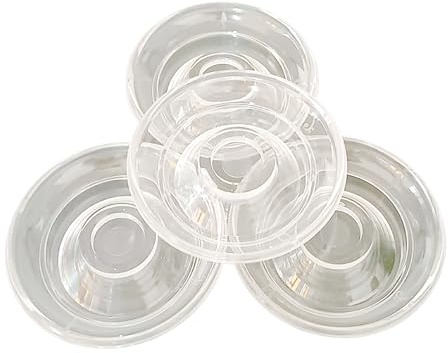 4pcs Klavier Fußpolster Plastomer Caster Cups Nonslip Antinoise Schuhe Bein Bein Bodenboden Beschützer Einfach Zu Verwenden Plastik Caster Cups Keyboard Instrument Accessoire Floor