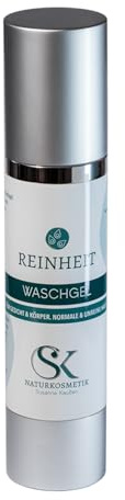 SK Naturkosmetik REINHEIT Waschgel – mildes Gesichts- & Körperwaschgel mit Vollmondquellwasser | Naturkosmetik Gesichtsreiniger für normale Haut, Mischhaut & unreine Haut