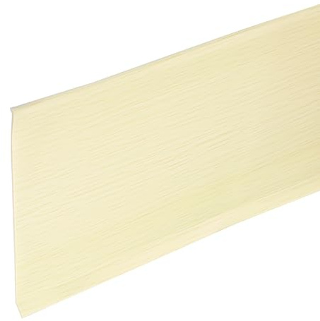 QUARKZMAN 20ft x 6 Plinthe Adhésive Souple Moulure Plinthe, Autocollant PVC Plinthe Murale Cove Base Plinthes Pour Murs Angle, Grain De Bois Kaki